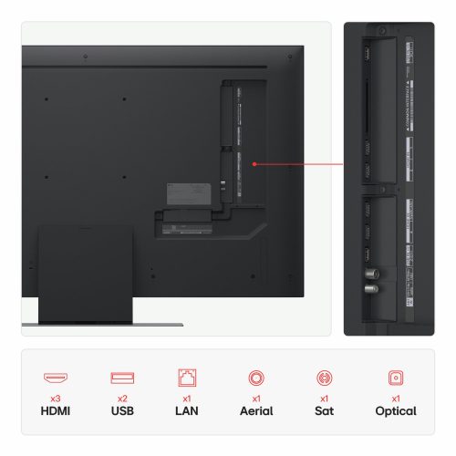 LG 50 Inch 50QNED87A6D Smart 4K UHD HDR QNED EVO TV - Image 4