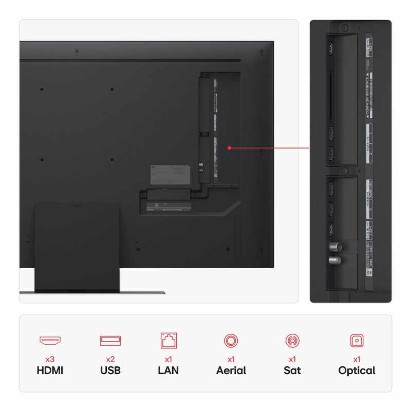 LG 50 Inch 50QNED87A6D Smart 4K UHD HDR QNED EVO TV