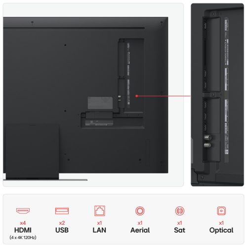 LG 55 Inch 55QNED87A6B Smart 4K UHD HDR QNED TV - Image 4