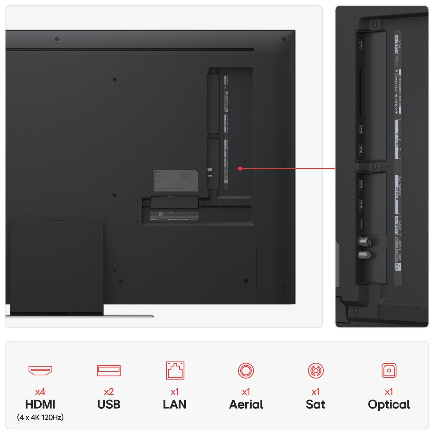 LG 55 Inch 55QNED87A6B Smart 4K UHD HDR QNED TV - Image 4