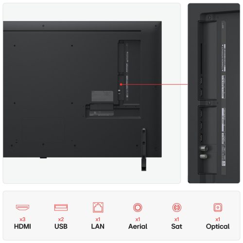 LG 55 Inch 55QNED80A6A 4K UHD HDR QNED TV - Image 4
