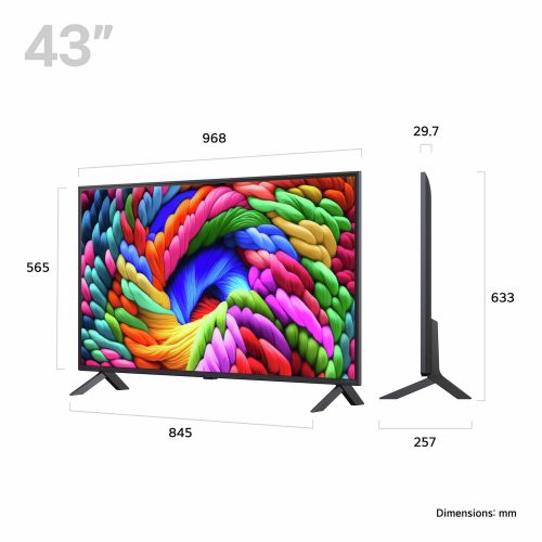 LG 43 Inch 43NANO90A6B Smart 4K UHD HDR NanoCell TV - Image 2