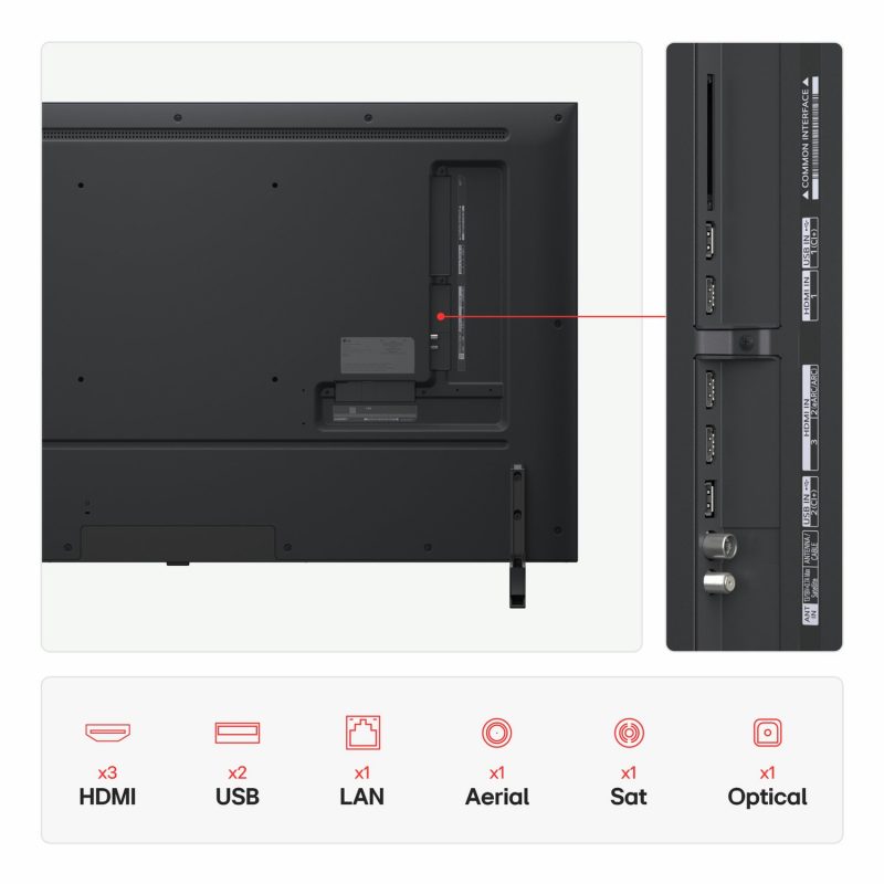 LG 55 Inch 55NANO90A6B Smart 4K UHD HDR NanoCell TV