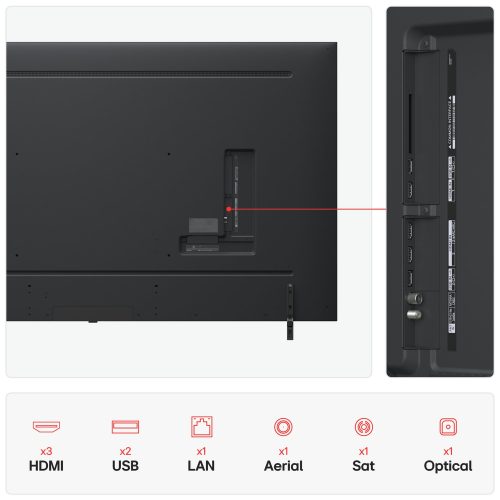 LG 86 Inch 86QNED80A6A Smart 4K UHD HDR QNED TV - Image 4