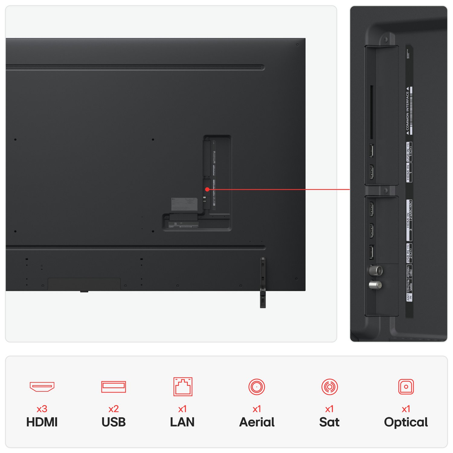 LG 86 Inch 86QNED80A6A Smart 4K UHD HDR QNED TV - Image 4