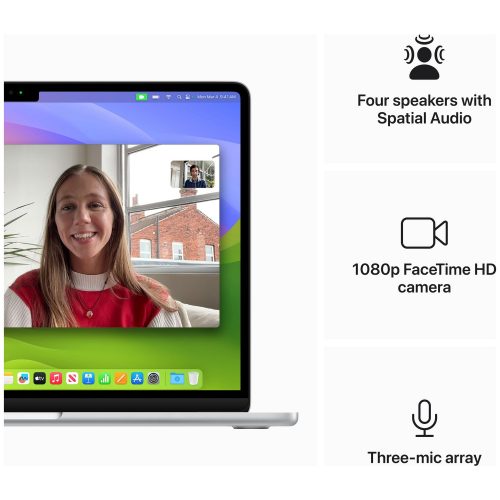 Apple MacBook Air 2024 13.6in M3 16GB 512GB - Silver — Apple M3 chip, 16 GB RAM - Image 7