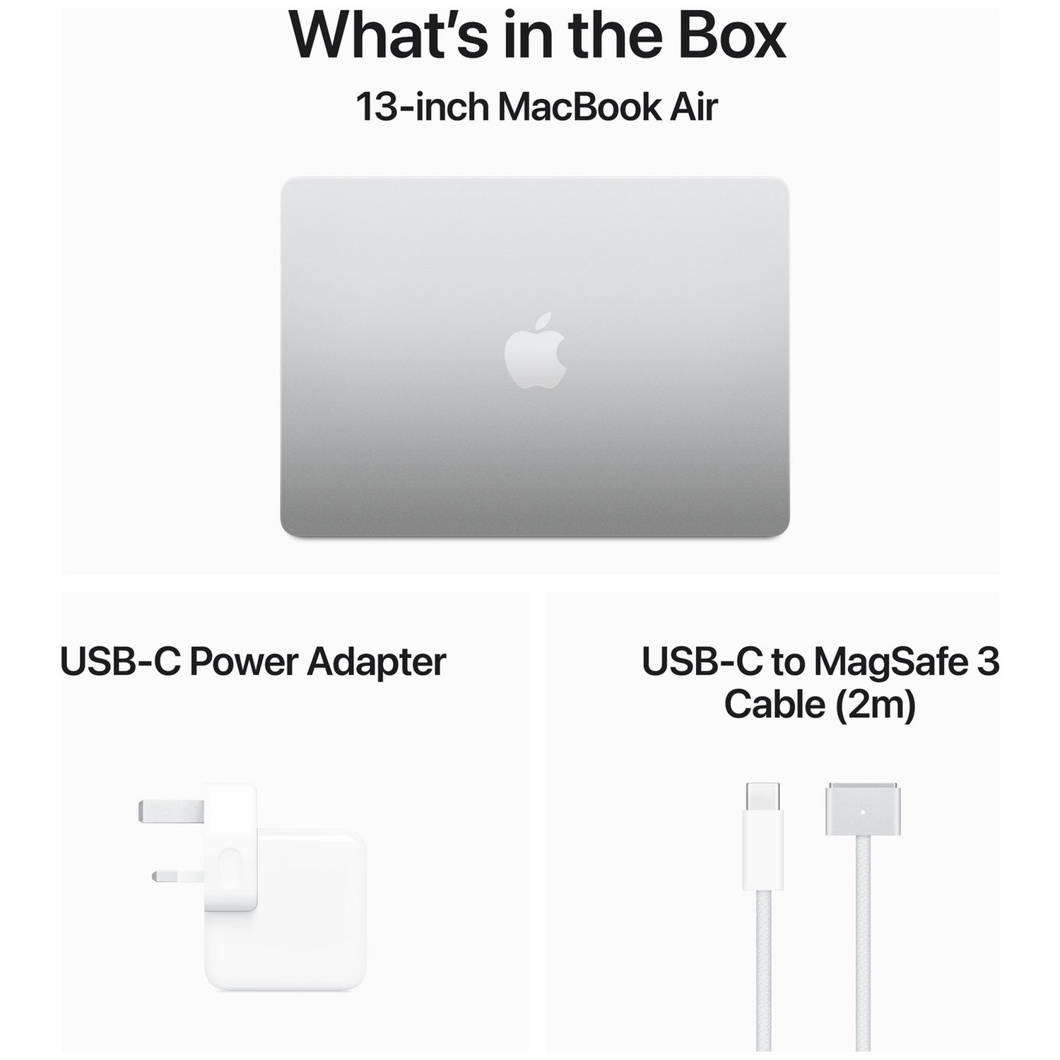 Apple MacBook Air 2024 13.6in M3 16GB 512GB - Silver — Apple M3 chip, 16 GB RAM - Image 10