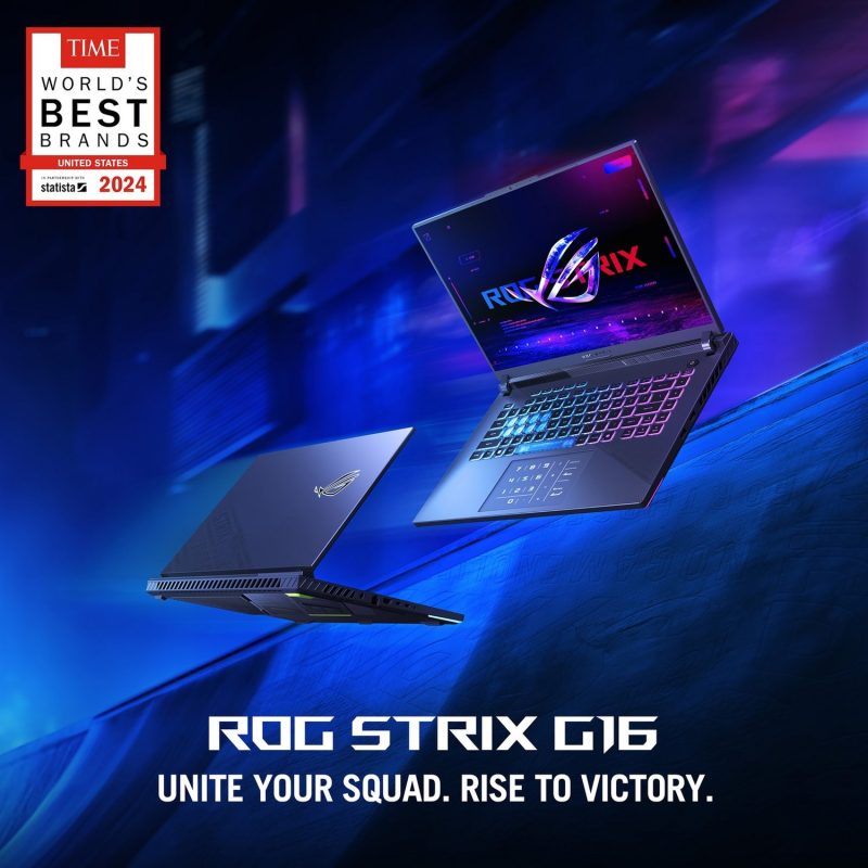 ASUS ROG Stir G16 16in R9 16GB 1TB RTX5060 — 16" IPS, AMD Ryzen 9 8940HX processor., GeForce RTX 5060 graphics card with