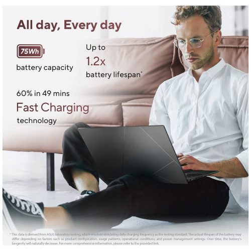 ASUS Zenbook 14 Copilot+ PC OLED 14in R7 16GB 1TB — 14" OLED, AMD Ryzen 7 AI 7 350 processor., Radeon Graphics graphics - Image 6