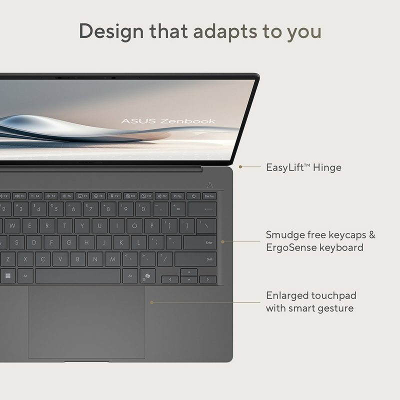 ASUS Zenbook A14 14in Snapdragon X 16GB 1TB Laptop