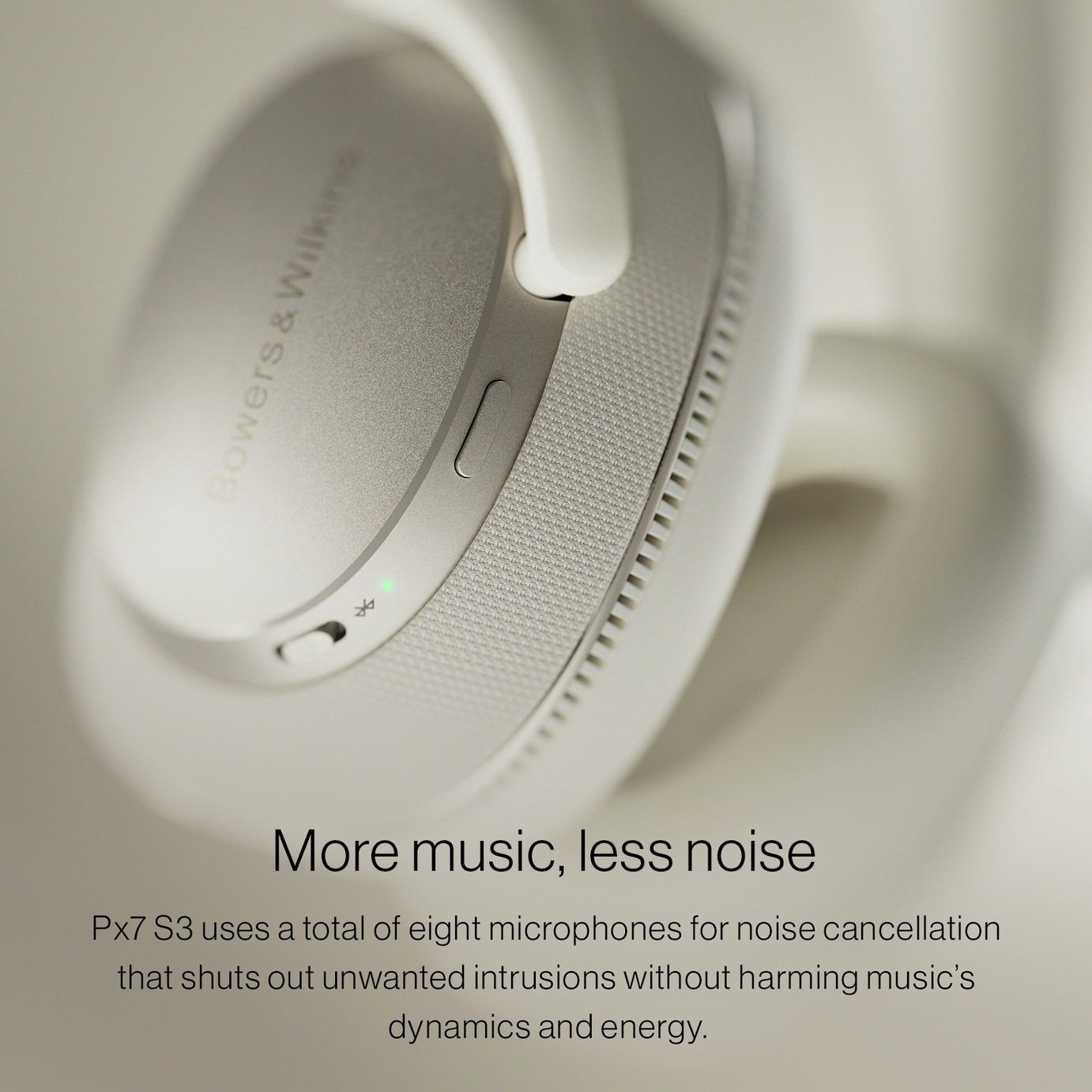 Bowers & Wilkins Px7 S3 – White Wireless Noise Cancelling Bluetooth Headphones (Over-Ear) - Image 5