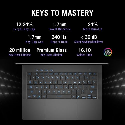 ASUS GA403UP-QS005W 14in R9 32GB 1TB RTX 5070 — 14" OLED, AMD Ryzen 9 270 processor., GeForce RTX 5070 graphics card wit - Image 10