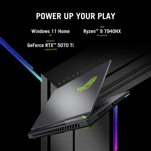 ASUS ROG Strix G16 16in R9 16GB 1TB RTX5070Ti — 16" IPS, AMD Ryzen 9 7940HX processor., GeForce RTX 5070 Ti graphics car - Image 9
