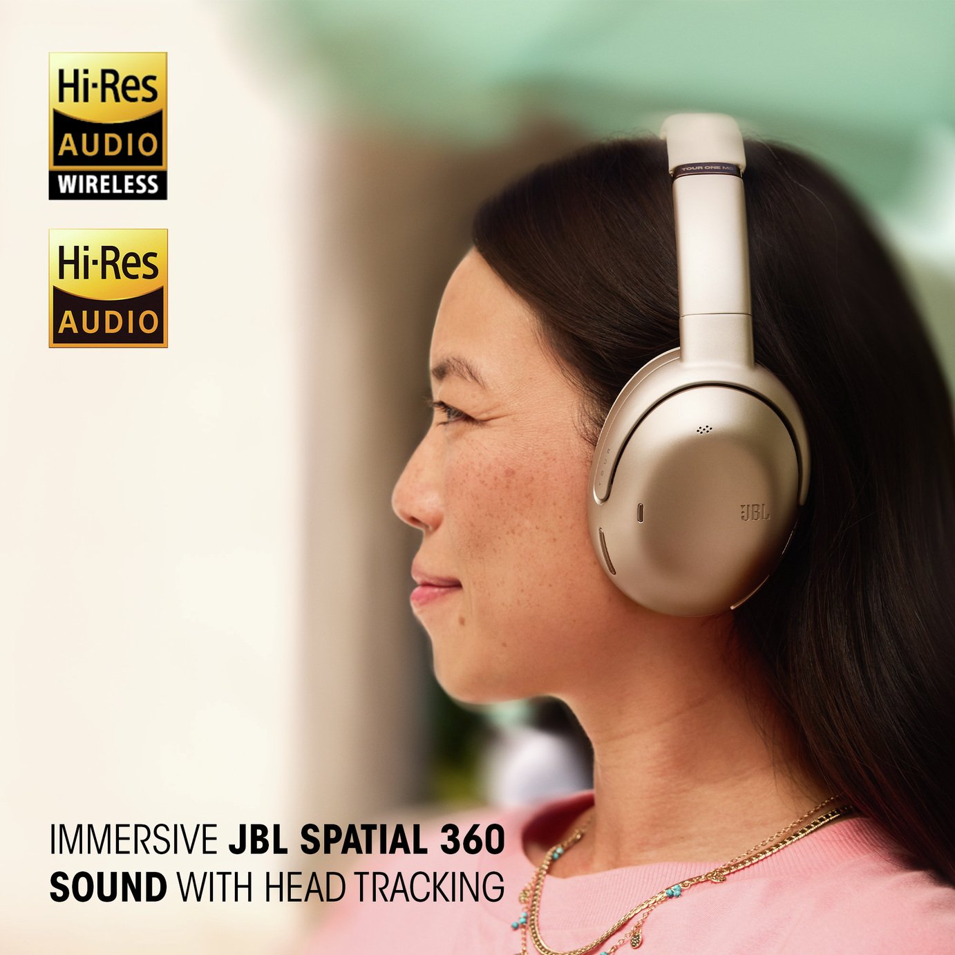 JBL Tour One M3 & Wired Wireless Noise Cancelling Bluetooth Headphones (Over-Ear) - Image 4