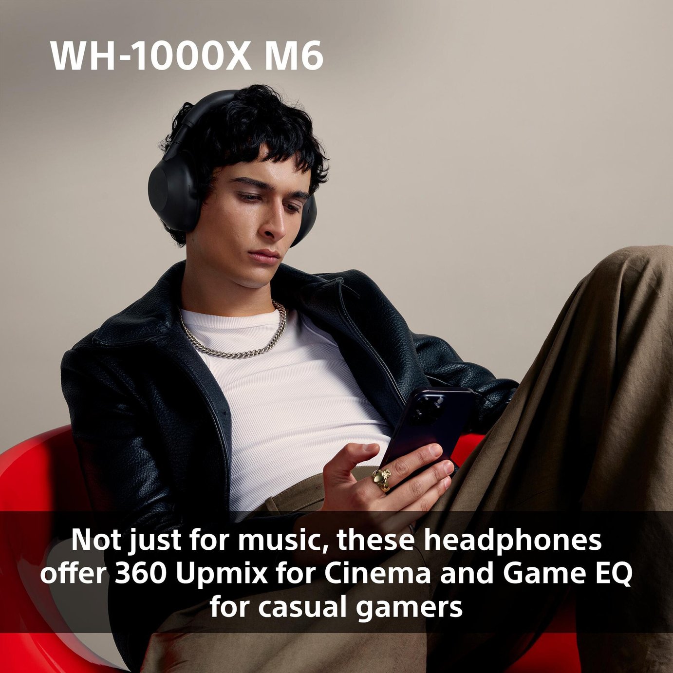 Sony WH1000XM6 Wireless Noise Cancelling Bluetooth Headphones (Over-Ear) - Image 8