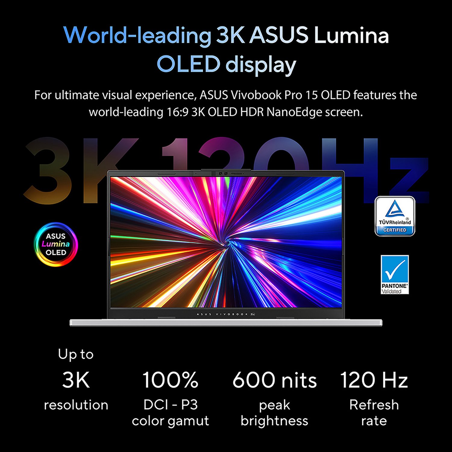 ASUS Vivobook Pro 15 15.6in U9 16GB 1TB RTX4050 — 15.6" OLED, 16 GB RAM, 1TB - Image 3