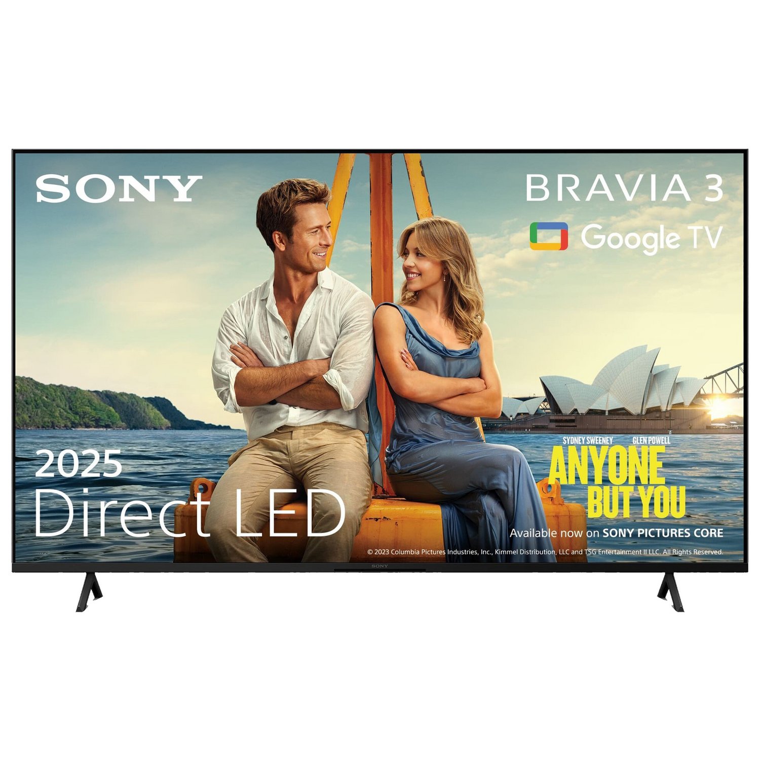 Sony Bravia 3 43inch K43S35BP LED HDR 4K Ultra HD Google TV - Image 1