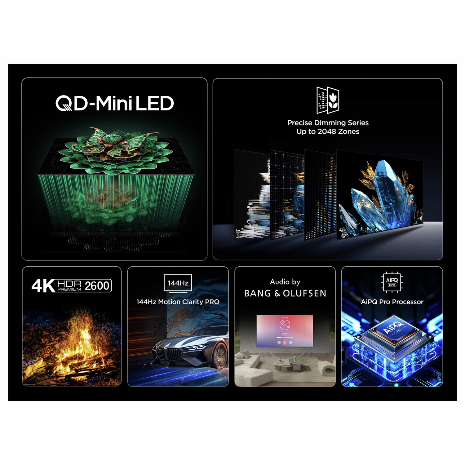 TCL 85 Inch 85C7K Smart 4K Ultra HD HDR QD-Mini LED TV - Image 4