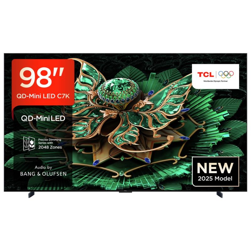 TCL 98 Inch 98C7K Smart 4K Ultra HD HDR QD-Mini LED TV