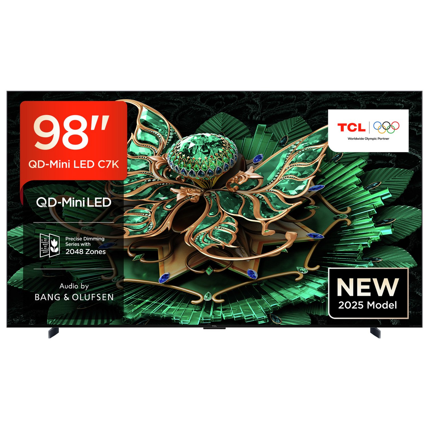 TCL 98 Inch 98C7K Smart 4K Ultra HD HDR QD-Mini LED TV - Image 1