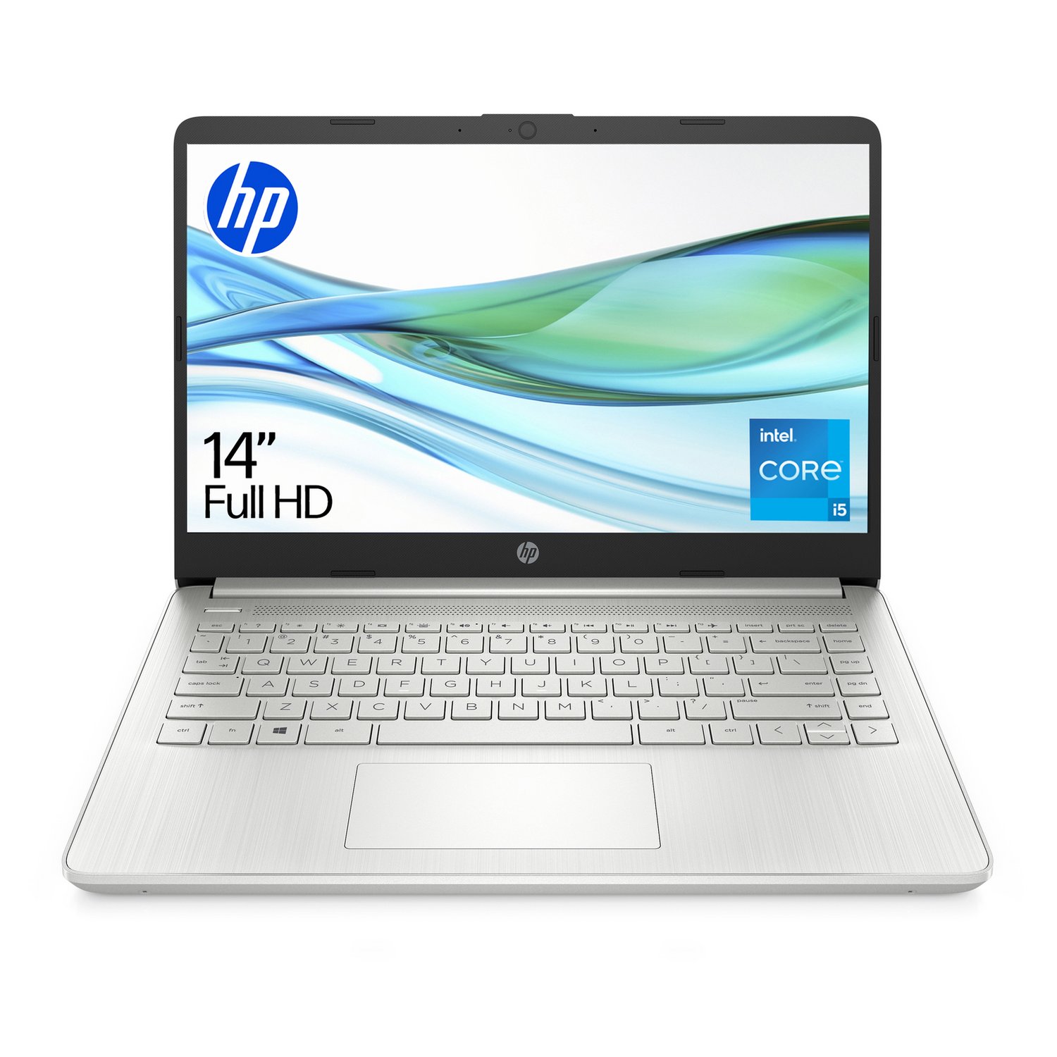 HP 14s-dq5018na 14in i5 16GB 512GB - Silver - Image 1