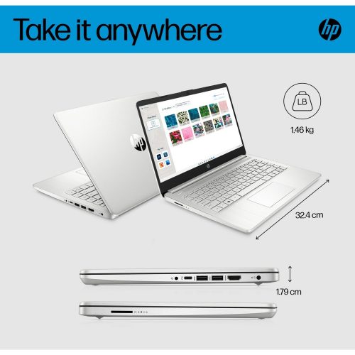 HP 14s-dq5018na 14in i5 16GB 512GB - Silver - Image 3