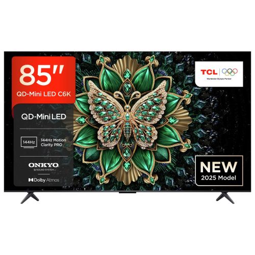 TCL 85 Inch 85C6K Smart 4K UHD HDR Mini LED TV