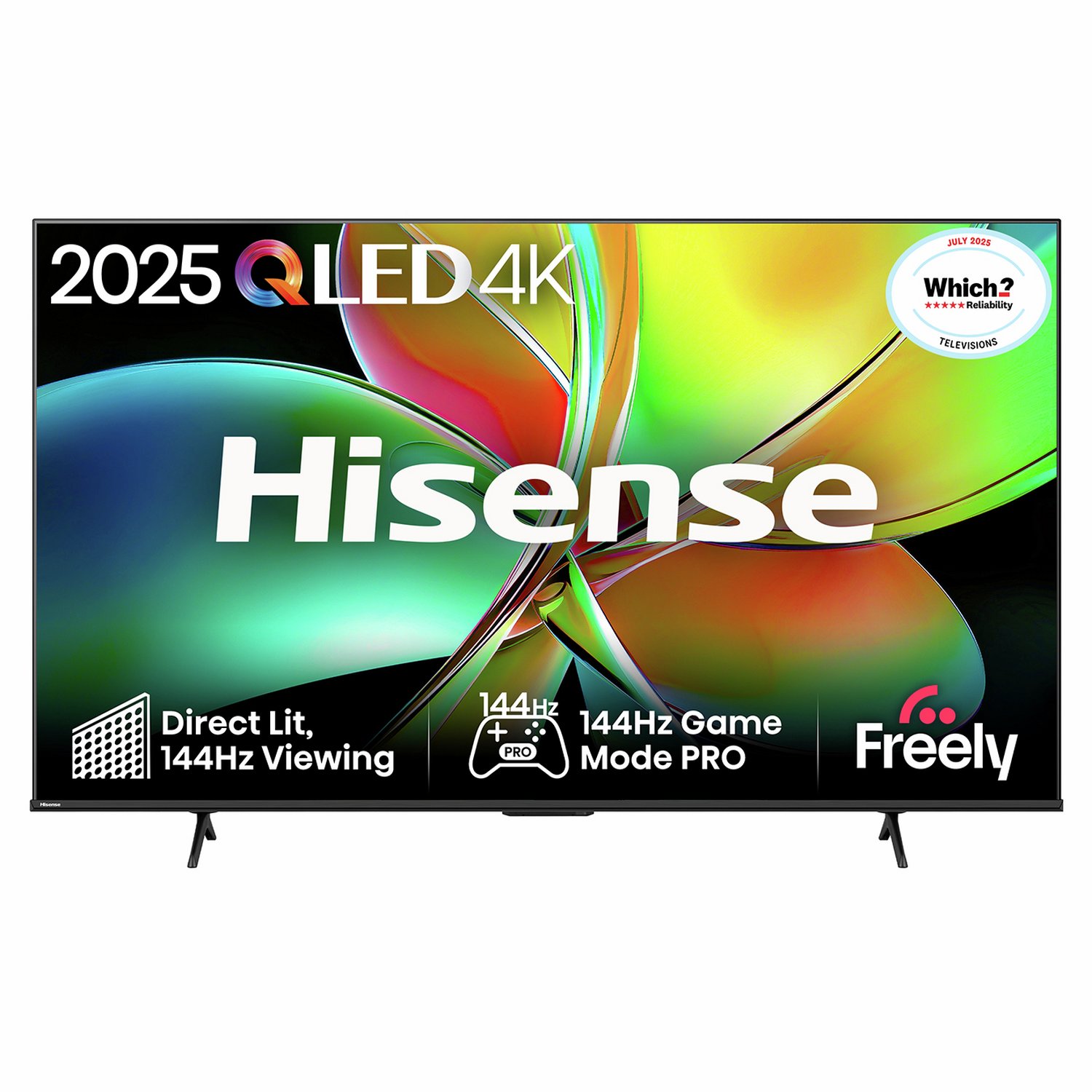 Hisense 65 In 65E78QTUK PRO Smart 4K UHD HDR QLED Freely TV - Image 1