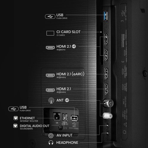 Hisense 75 In 75E78QTUK PRO Smart 4K UHD HDR QLED Freely TV - Image 6
