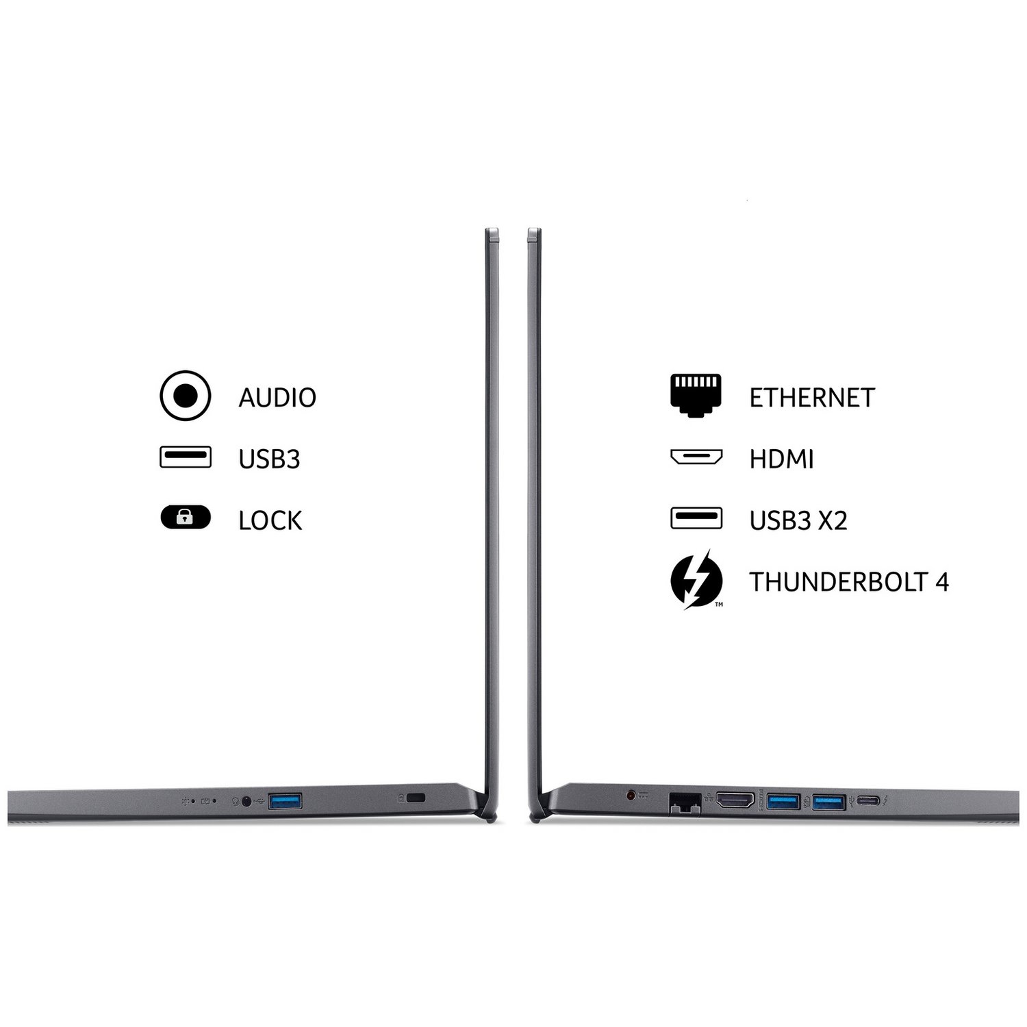 Acer Aspire 5 15.6in i5 16GB 512GB - Silver — 15.6" IPS, Intel i5 12450H processor., 16 GB RAM, 512GB - Image 11