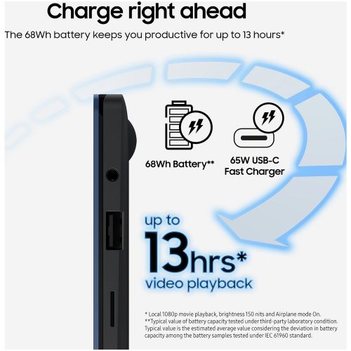 Samsung Galaxy 15.6in 8GB Core 5 256GB Chromebook - Blue — 15.6" TN, Intel 5 processor 120U processor., 8 GB RAM, 256GB - Image 4