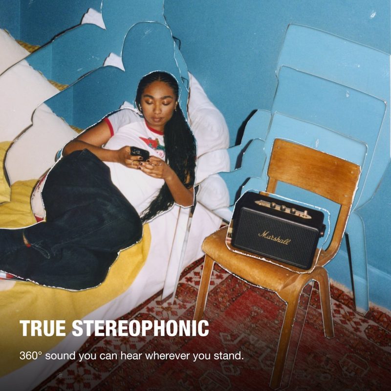 Marshall Kilburn III Portable Bluetooth Speaker - Black