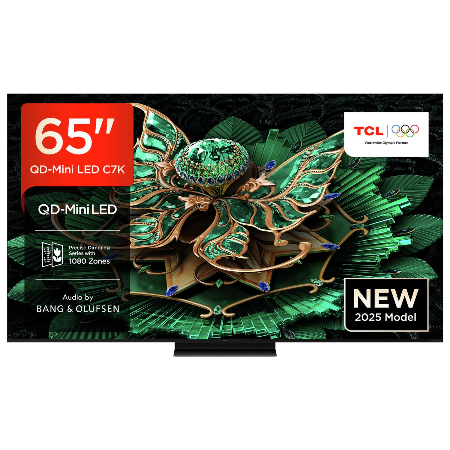 TCL 65 Inch 65C7K Smart 4K Ultra HD HDR QD-Mini LED TV - Image 1