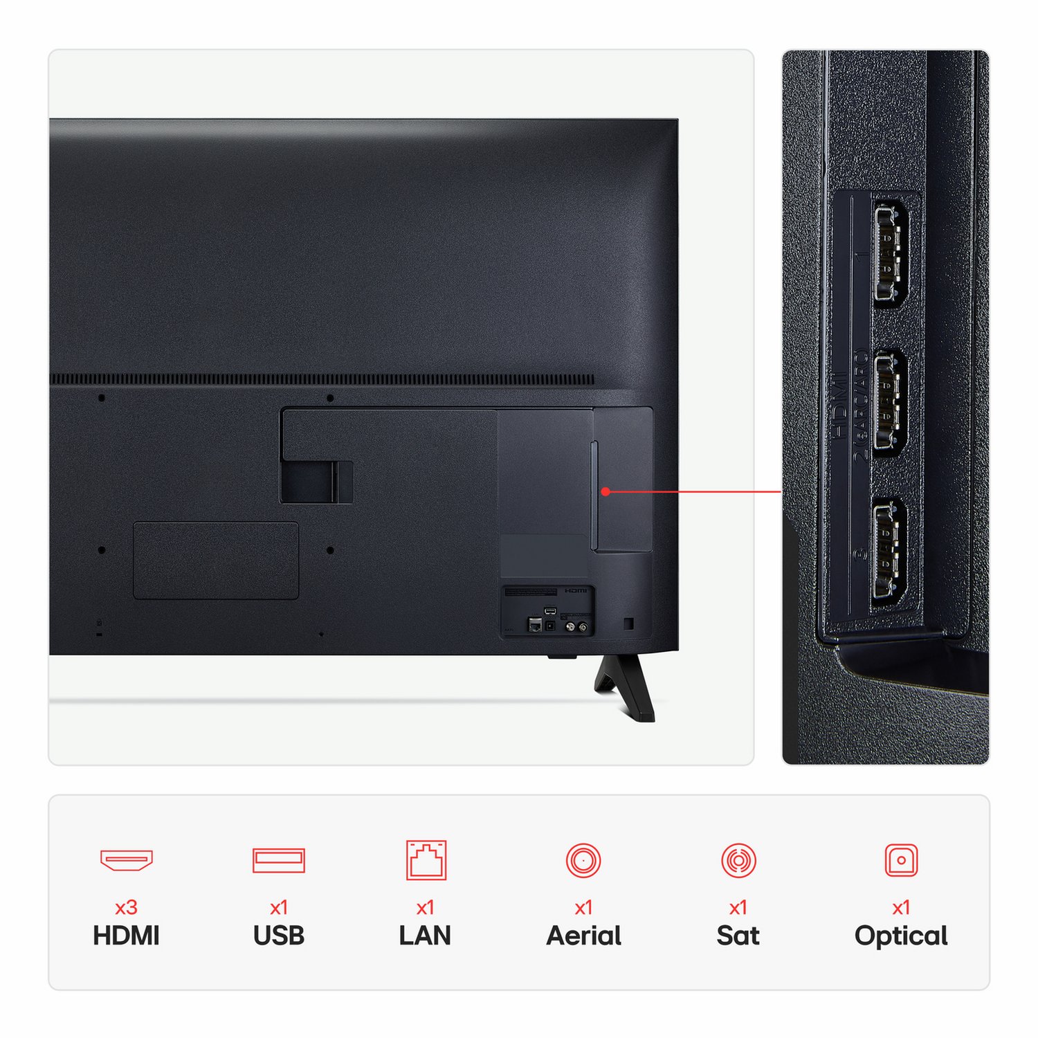 LG 43Inch QNED70A Smart 4K UHD HDR QNED TV - Image 5