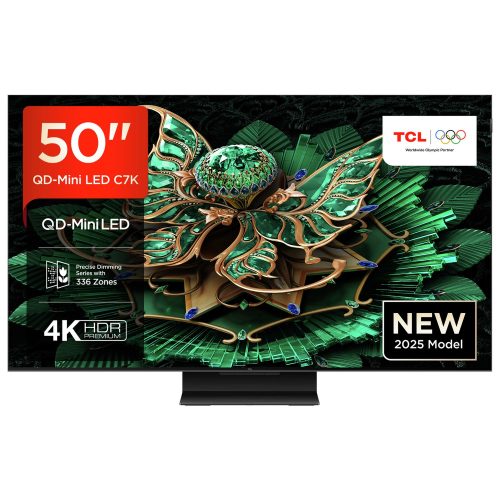 TCL 50 Inch 50C7K Smart 4K Ultra HD HDR QD-Mini LED TV