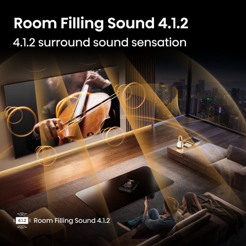 Hisense 65inch 65U8QTUK Smart AI 4K UHD HDR Mini LED TV - Image 6