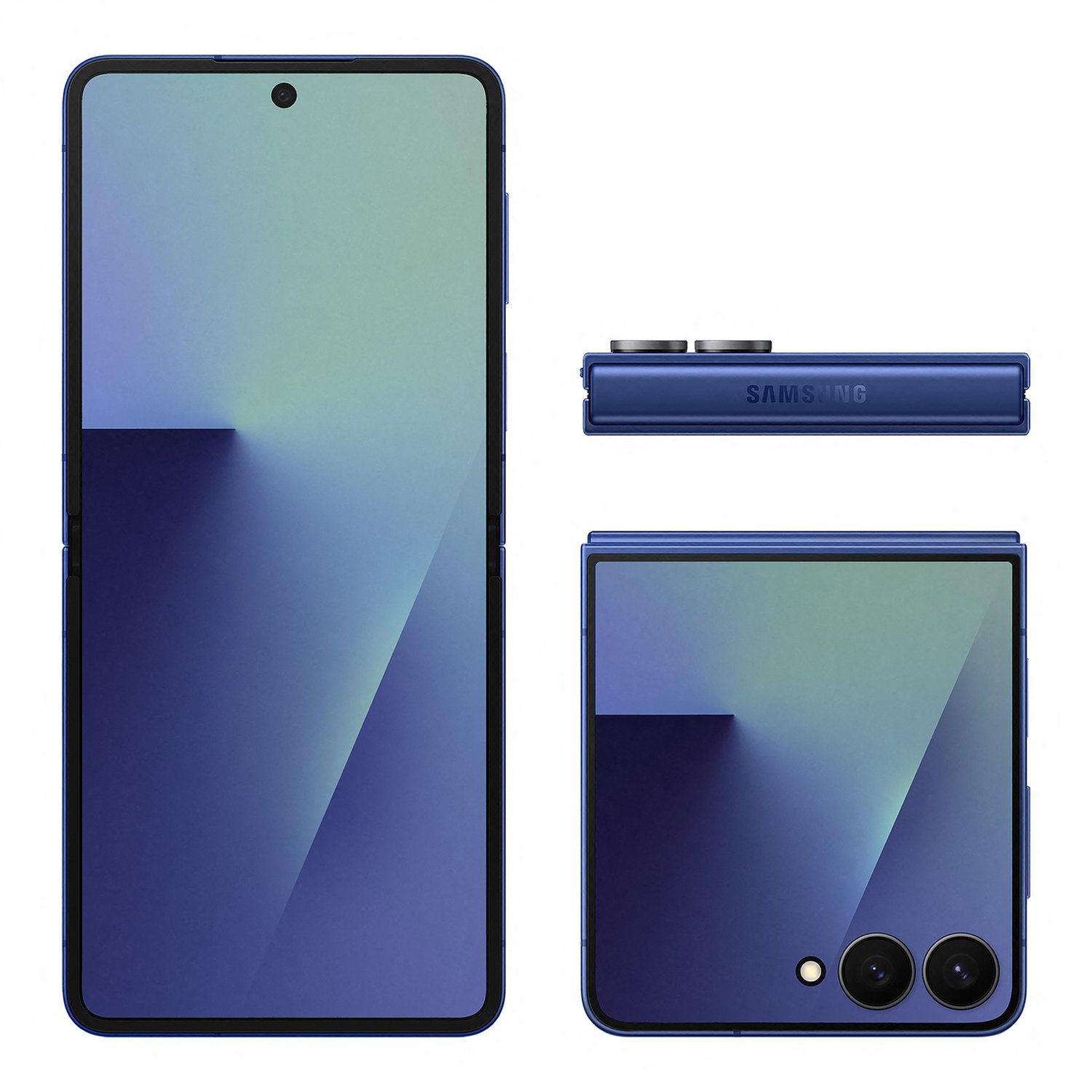 Samsung Galaxy Z Flip7 5G 256GB AI Phone - Blue — 256GB, 6.9" Dynamic AMOLED 2X, 5G (Blue) - Image 6