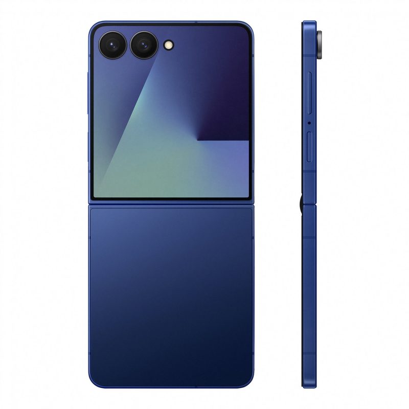 Samsung Galaxy Z Flip7 5G 256GB AI Phone - Blue — 256GB, 6.9" Dynamic AMOLED 2X, 5G (Blue)