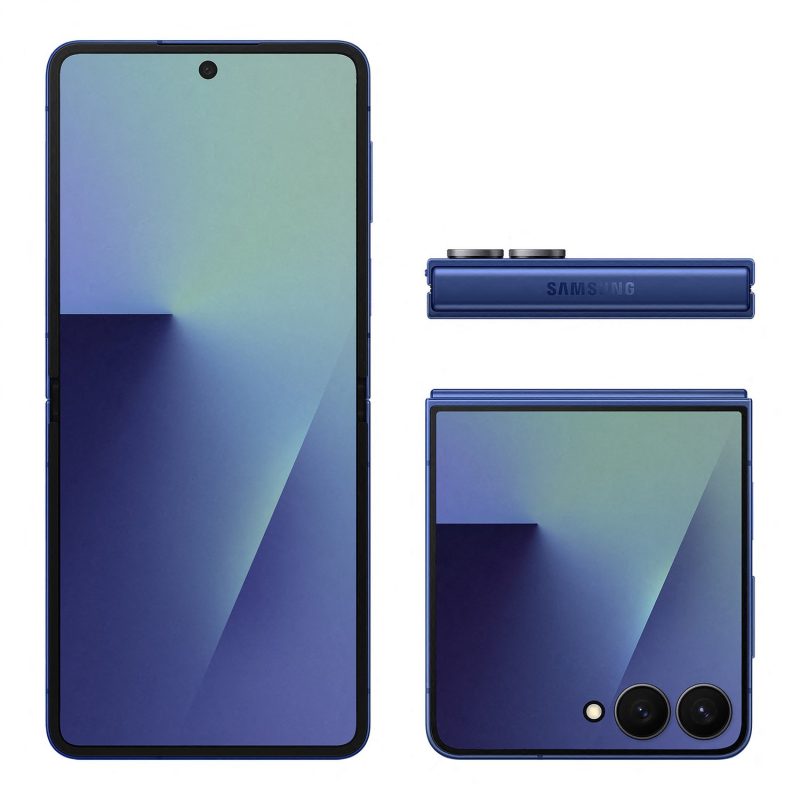 Samsung Galaxy Z Flip7 5G 512GB AI Phone - Blue — 512GB, 6.9" OLED, 5G (Blue)