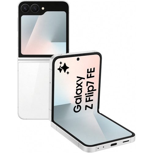 Samsung Galaxy Z Flip7 FE 5G 128GB AI Phone - White — 128GB, 6.7" Dynamic AMOLED 2X, 5G (White)