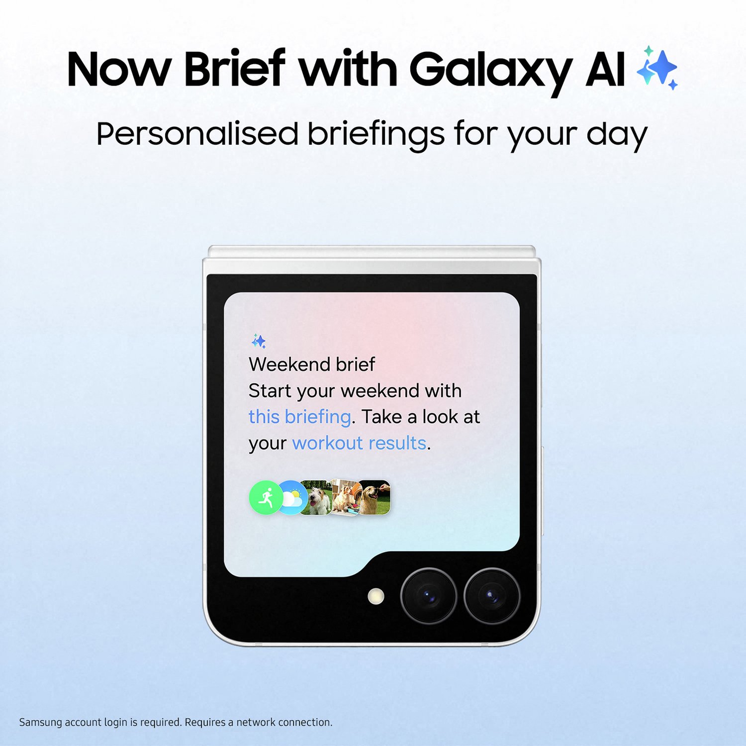 Samsung Galaxy Z Flip7 FE 5G 128GB AI Phone - White — 128GB, 6.7" Dynamic AMOLED 2X, 5G (White) - Image 2