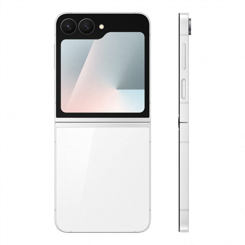 Samsung Galaxy Z Flip7 FE 5G 128GB AI Phone - White — 128GB, 6.7" Dynamic AMOLED 2X, 5G (White)