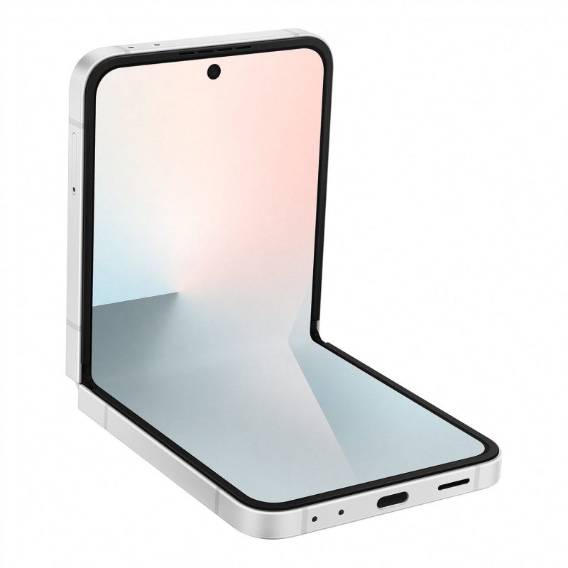 Samsung Galaxy Z Flip7 FE 5G 128GB AI Phone - White — 128GB, 6.7" Dynamic AMOLED 2X, 5G (White)