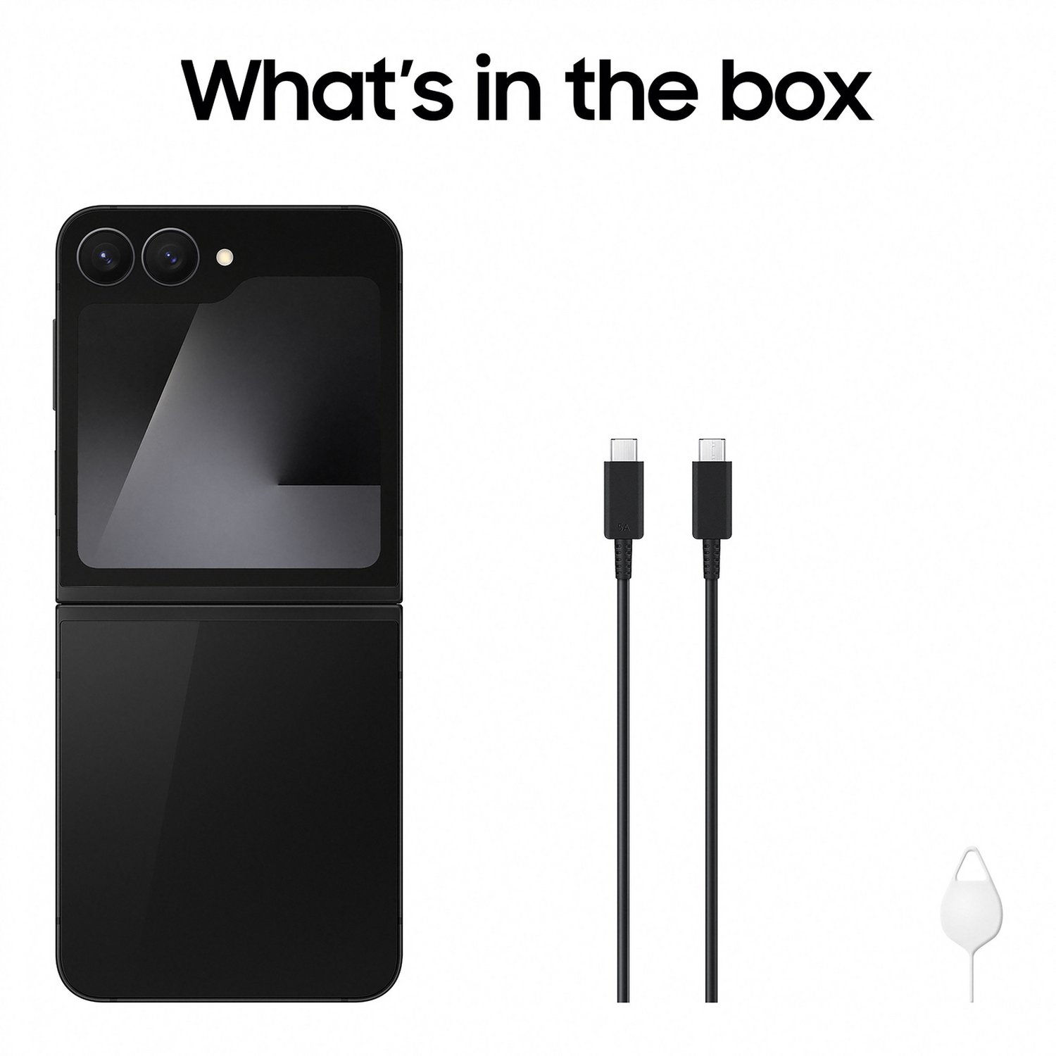 Samsung Galaxy Z Flip7 FE 5G 256GB AI Phone - Black — 256GB, 6.7" Dynamic AMOLED 2X, 5G (Black) - Image 4