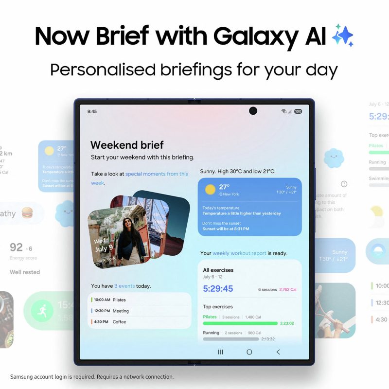 Samsung Galaxy Z Fold7 5G 1TB AI Phone - Black — 1000GB, 8" OLED, 5G (Black)