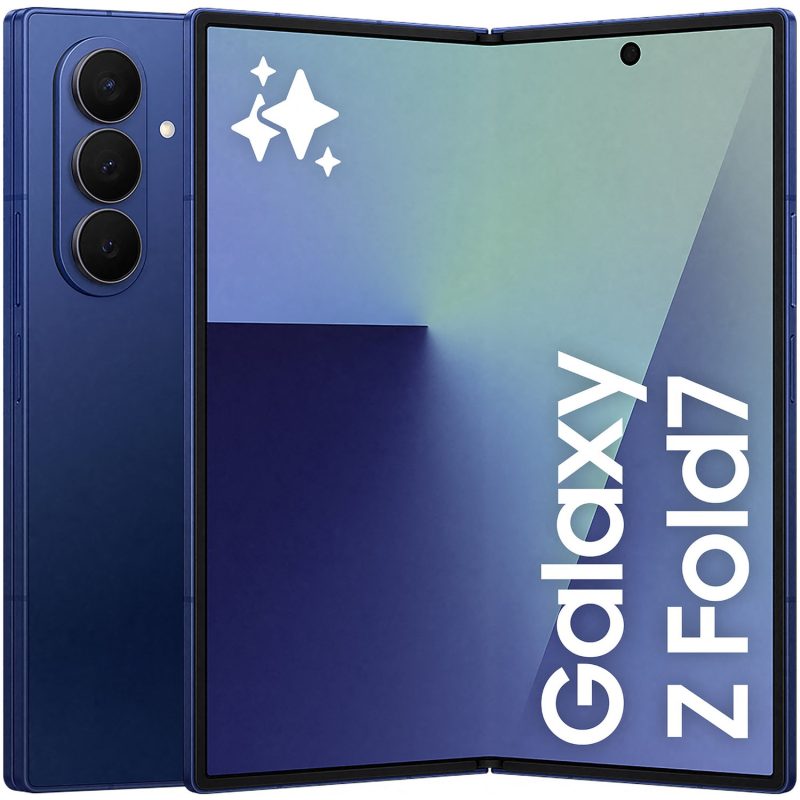 Samsung Galaxy Z Fold7 5G 1TB AI Phone - Blue — 1000GB, 8" OLED, 5G (Blue)