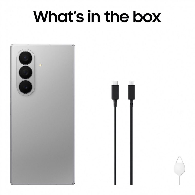 Samsung Galaxy Z Fold7 5G 512GB AI Phone - Silver — 512GB, 8" OLED, 5G (Silver)