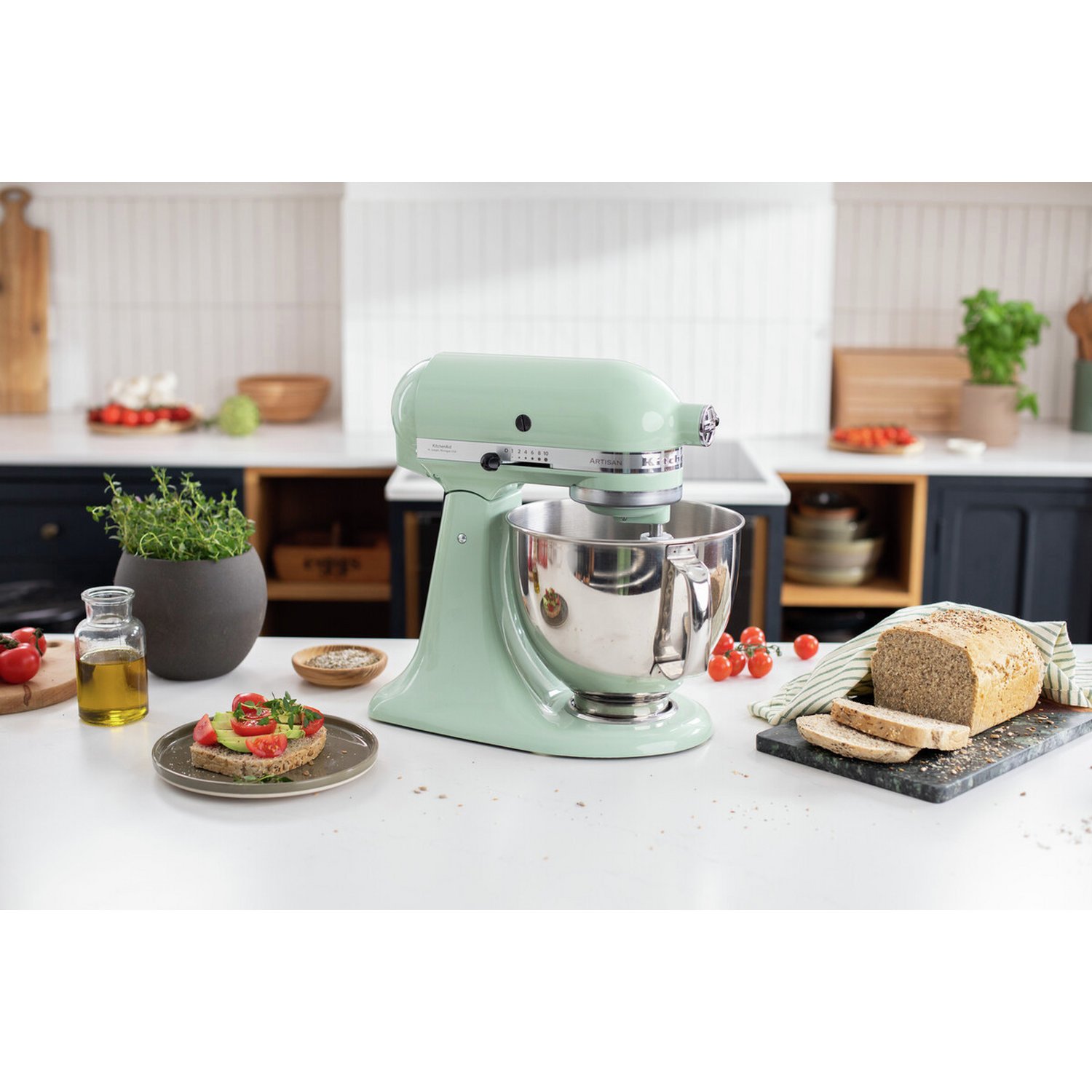 KitchenAid 5KSM125BPT Food Mixer with Stand - Pistachio - Image 4