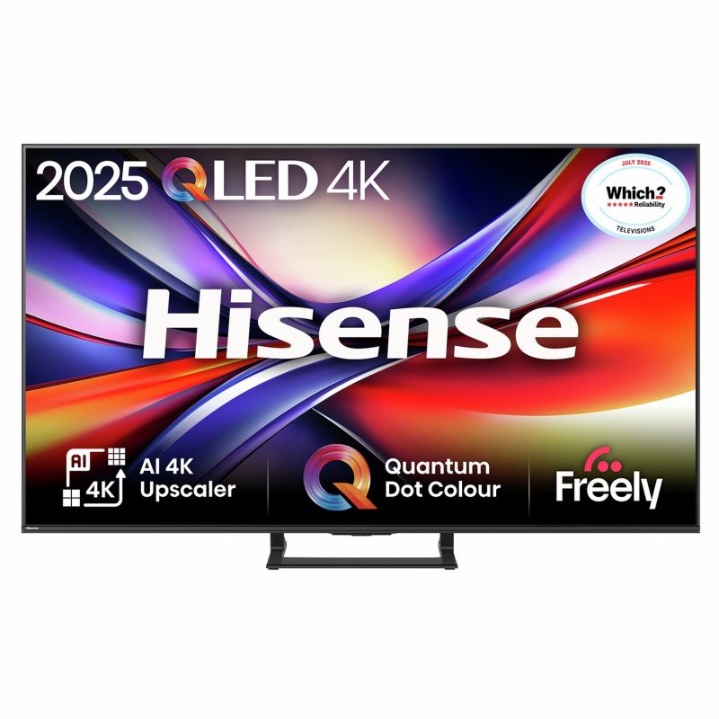 Hisense 75Inch 75A7QTUK Smart 4KUHD HRD QLED Freely TV