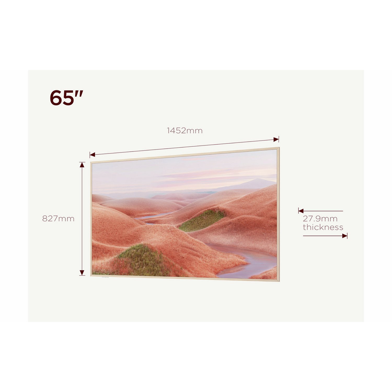 TCL NXTVISION 65Inch 65A300W Smart 4k UHD HDR QLED TV - Image 2